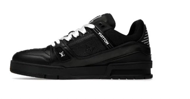 Louis Vuitton Trainer Black con monograma en relieve