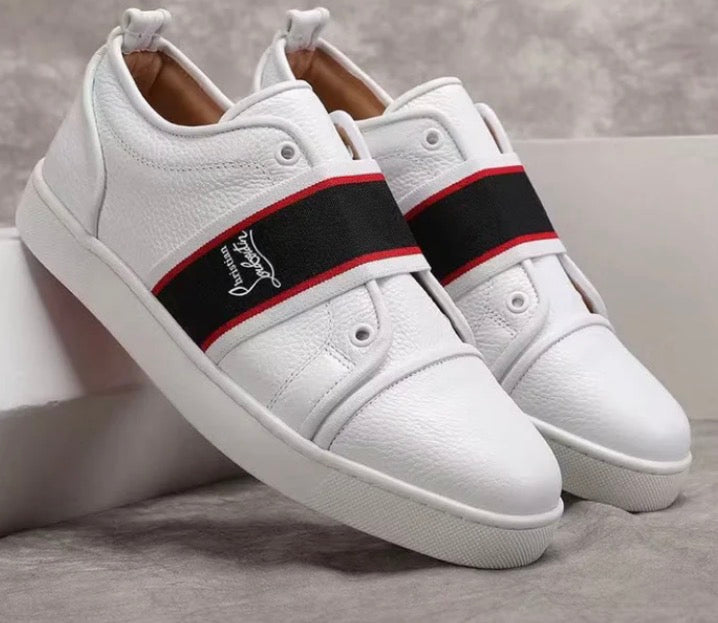 Sneaker Christian Louboutin Adolescenza en blanco
