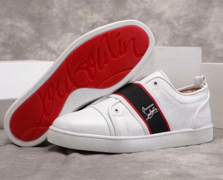 Sneaker Christian Louboutin Adolescenza en blanco