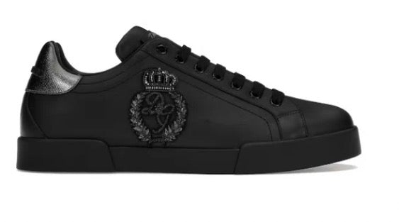 Dolce & Gabbana Portofino Crown patch black