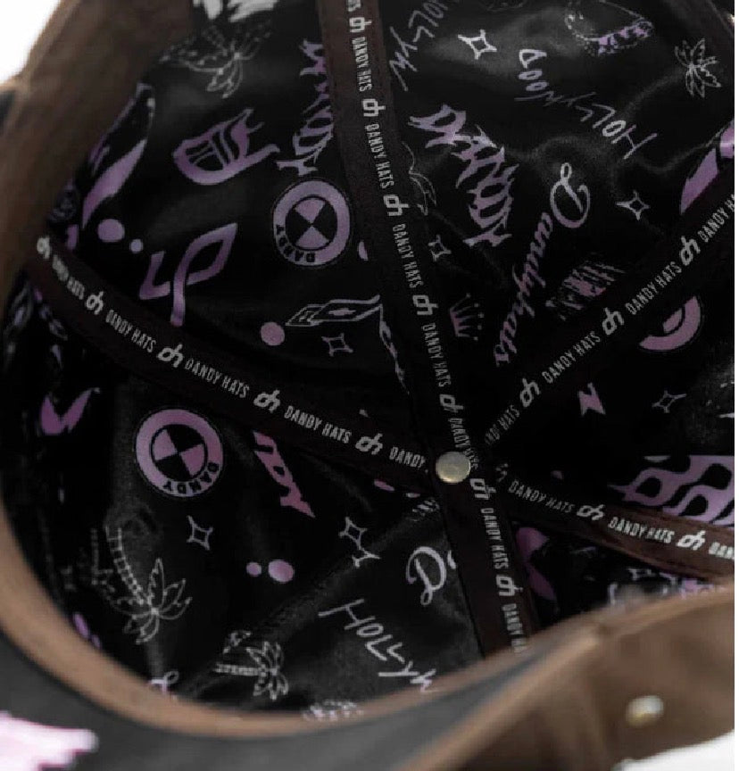 GORRA DANDY HATS "️10 YEARS ANIVERSARY” PINK BROWN