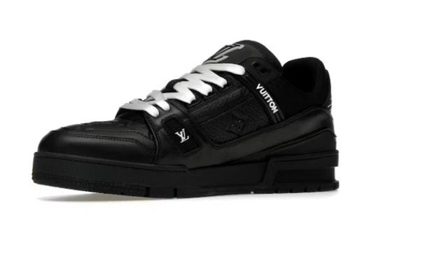 Louis Vuitton Trainer Black con monograma en relieve