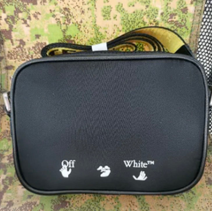 BOLSA OFF-WHITE BLACK