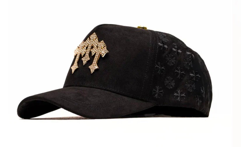 GORRA EL BARBAS HATS CHROME I GOLD EDITION (24K GOLD PLATED)