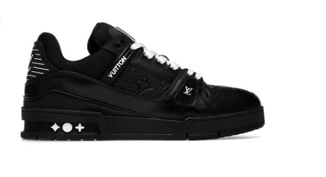 Louis Vuitton Trainer Black con monograma en relieve