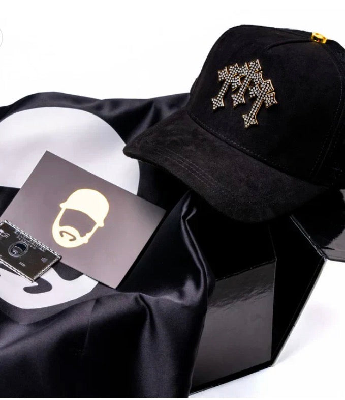GORRA EL BARBAS HATS CHROME I GOLD EDITION (24K GOLD PLATED)