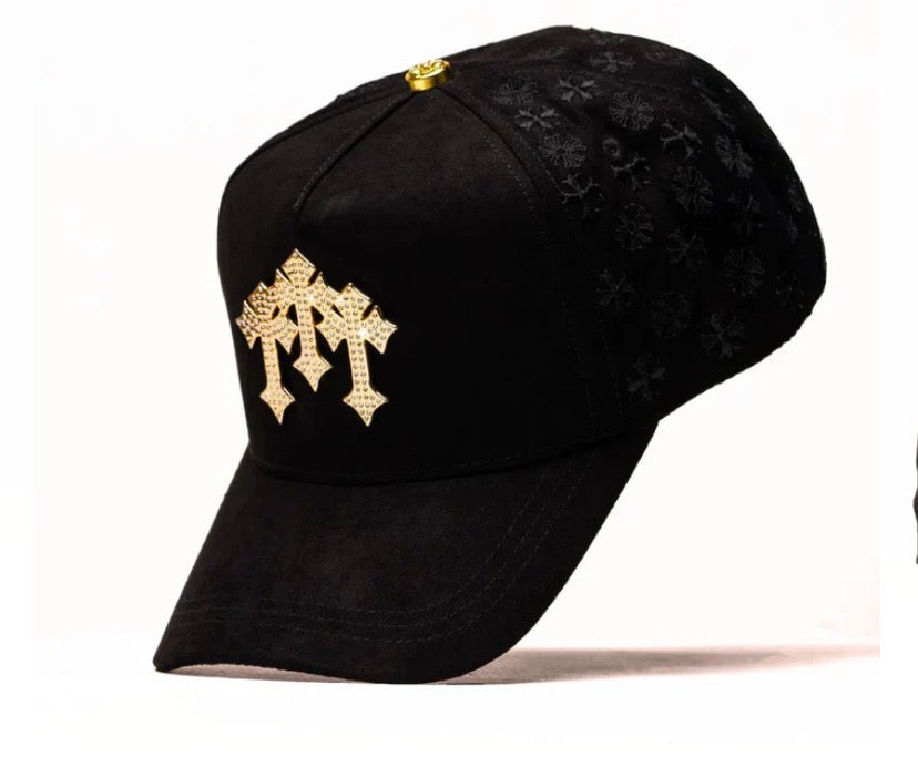 GORRA EL BARBAS HATS CHROME I GOLD EDITION (24K GOLD PLATED)